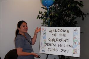 Karen Ducalan, student in the Dental Hygiene program.