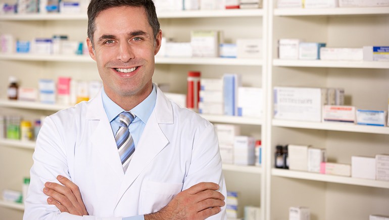 pharmacist in pharmacy