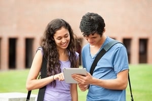 Technology is changing college life.
