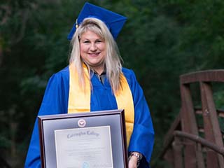 Carrington Graduate Conquers Self-Doubt and Fear to Become Physical Therapist Assistant Program Valedictorian