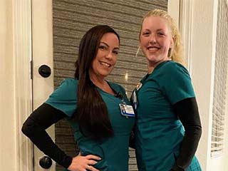 Katrina and Taylor Johnson, Respiratory Care Graduates Helping Patients Breathe